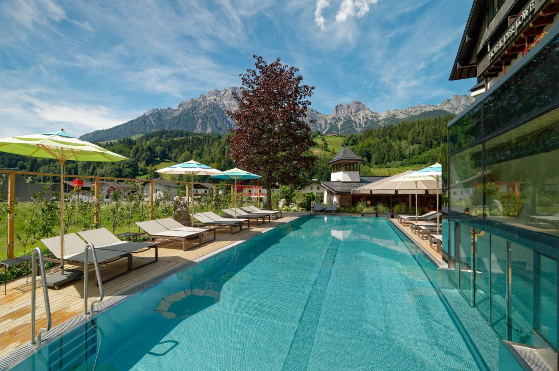 Hotel Der Löwe LEBE FREI Leogang Buitenkant foto