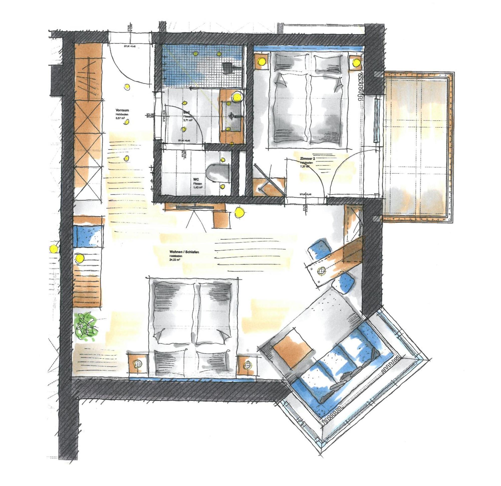 Hotel Der Löwe LEBE FREI Leogang Kamer foto
